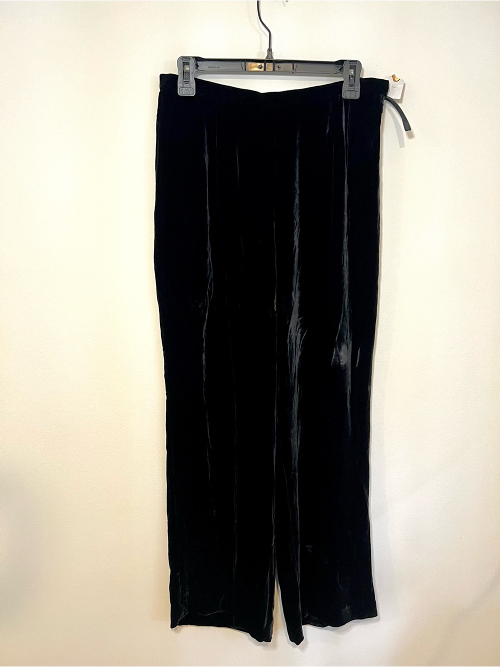 Talbots Black Velvet Pants Sz Petite 12